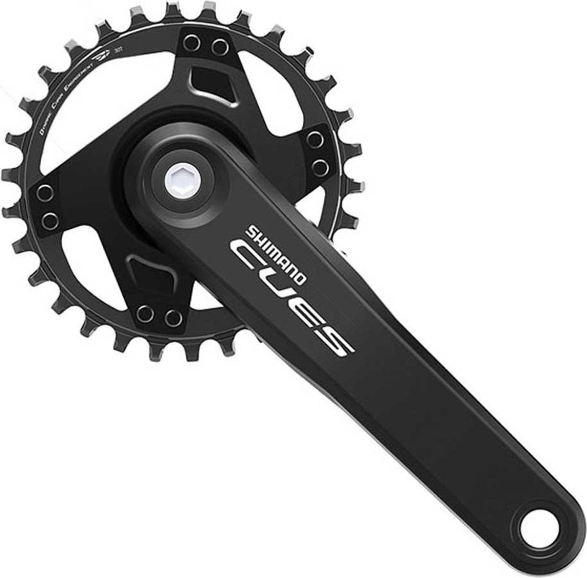 Shimano cues u4000-1 crankstel zilver 170 mm 32t