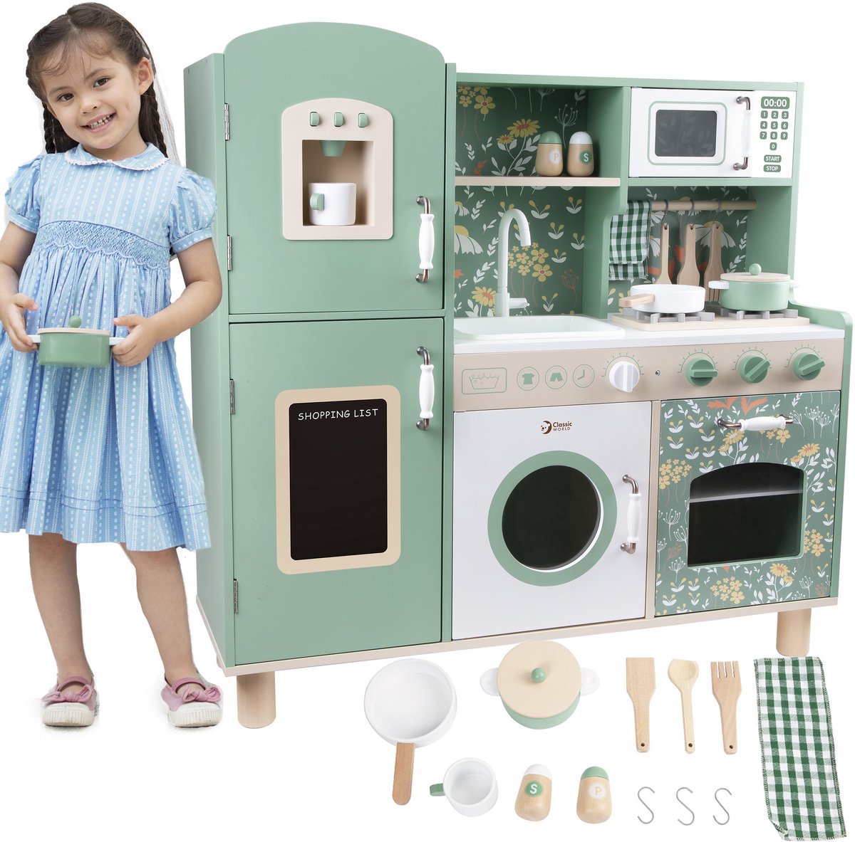 Lobbes Speelgoed BV Classic world vintage houten keuken