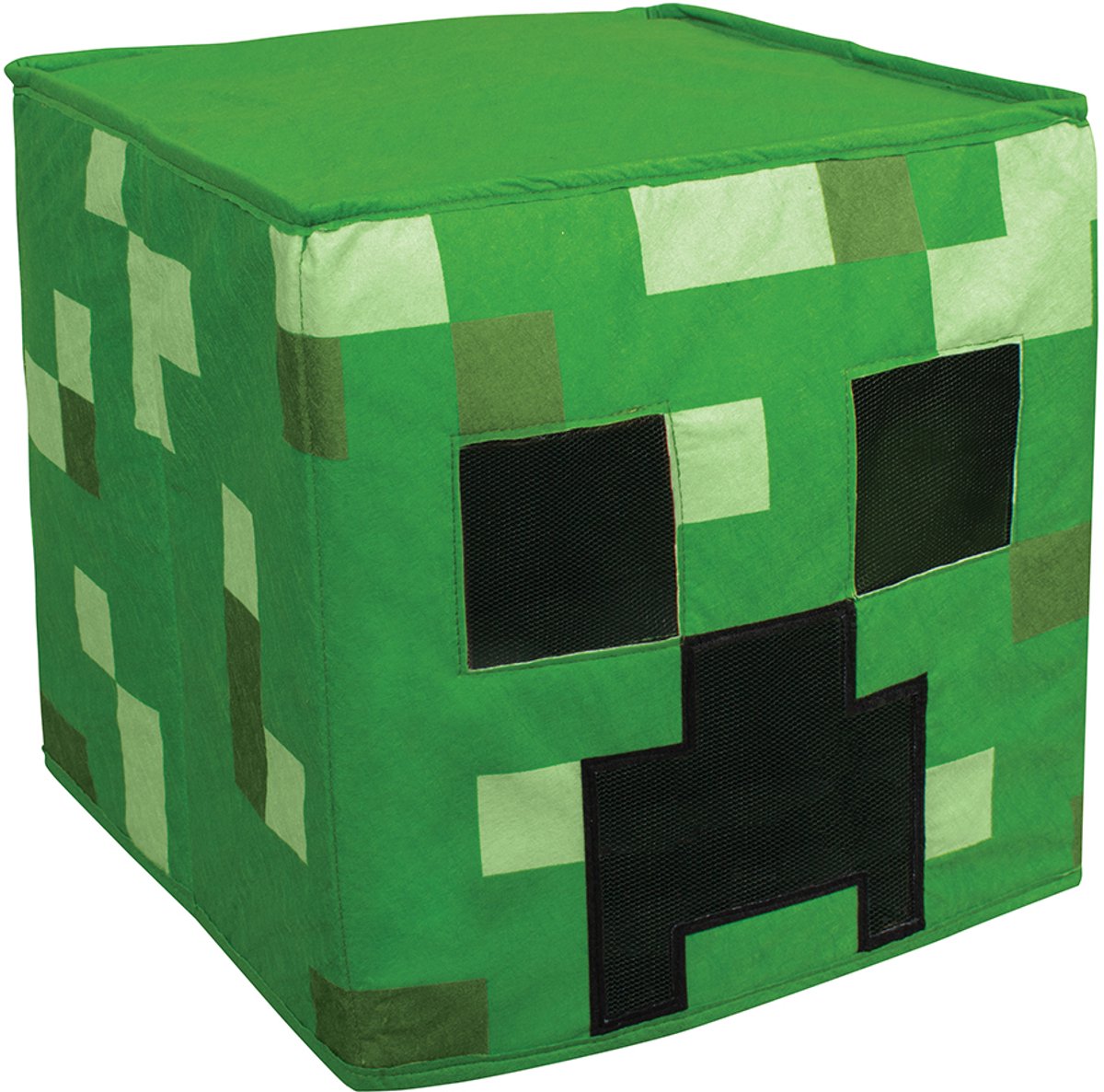 Disguise Minecraft creeper hoofdtooi - blokhoofd