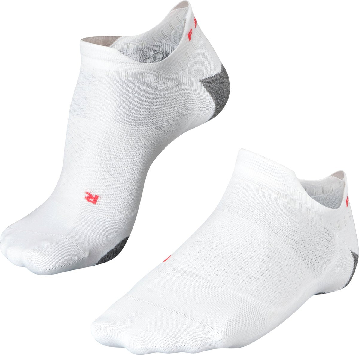 FALKE ru5 race invisible anti-blaar functioneel materiaal hardloopsokken dames wit - maat 41-42