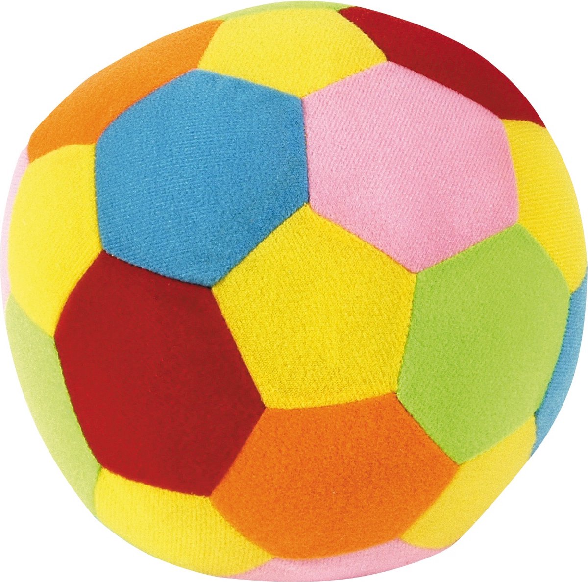 Johntoy Happy world stoffen rammel-bal