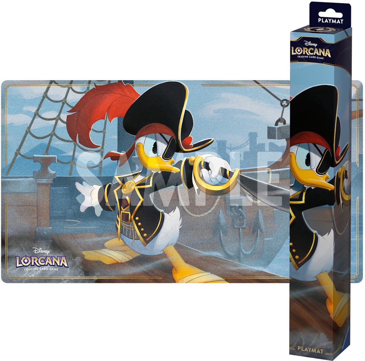 Disney Lorcana Lorcana - azurite sea donald duck playmat
