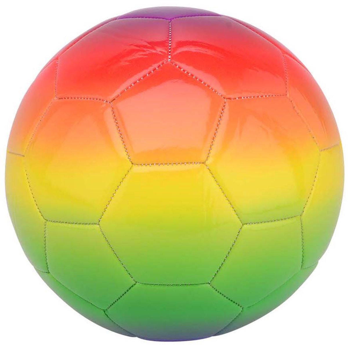 Johntoy Regenboog voetbal - 20cm