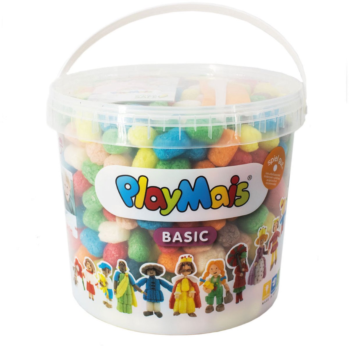 PlayMais basic emmer 5 liter (> 500 stukjes)