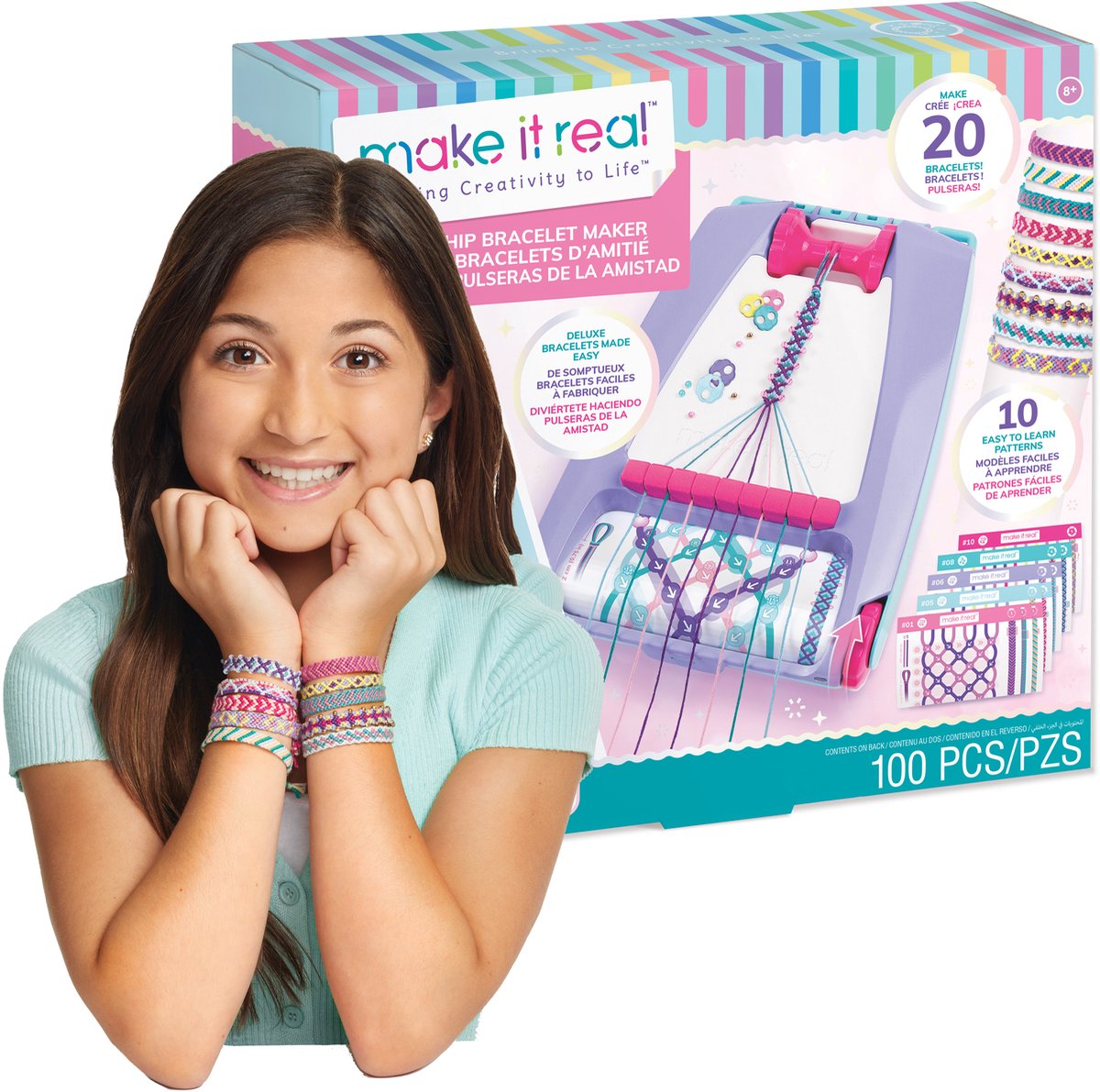 Make It Real - vriendschapsarmbanden maker - maak 20 unieke armbanden