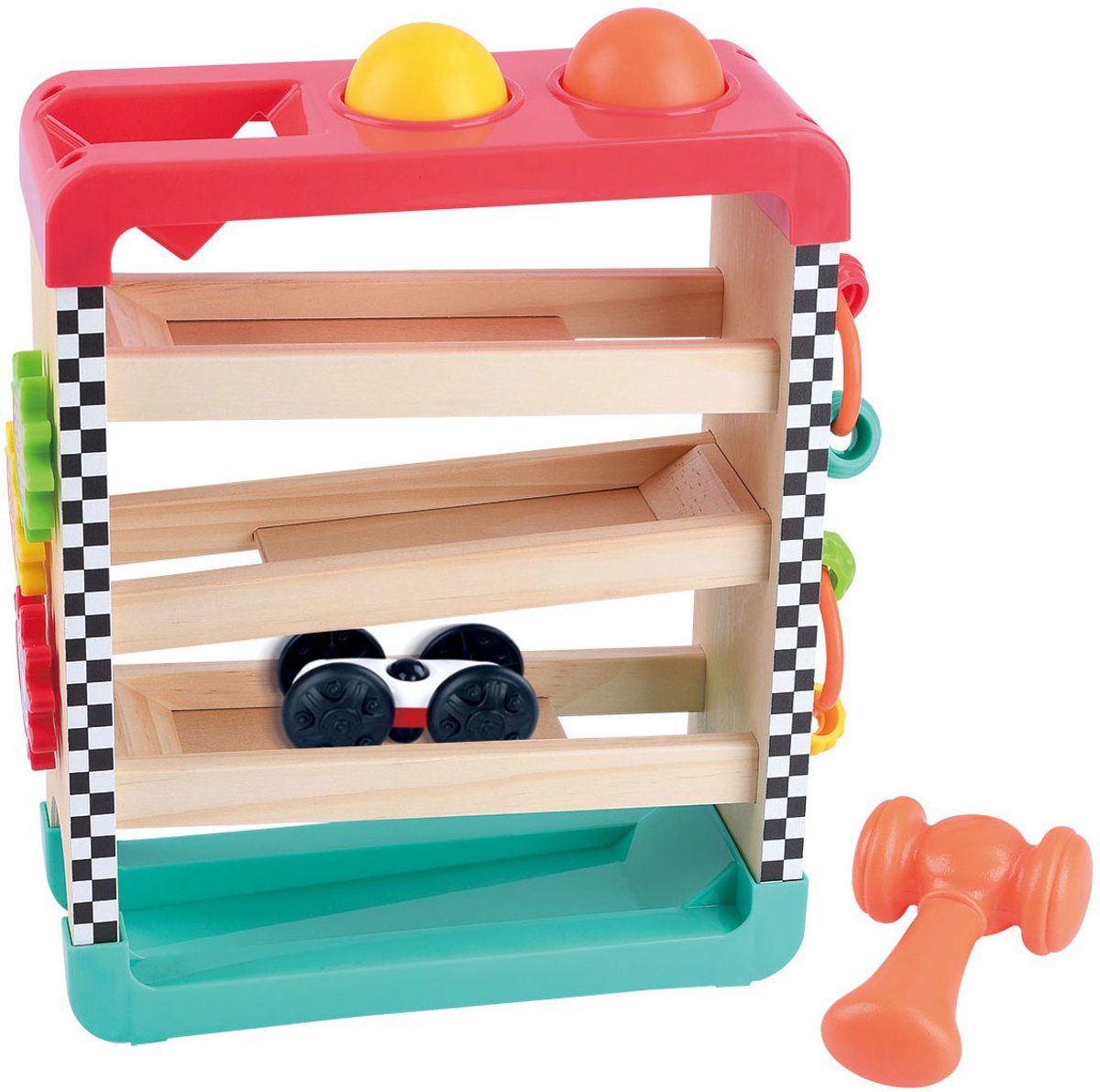 Playgo Play houten activiteiten speeltoren - educatief speelgoed voor kinderen.