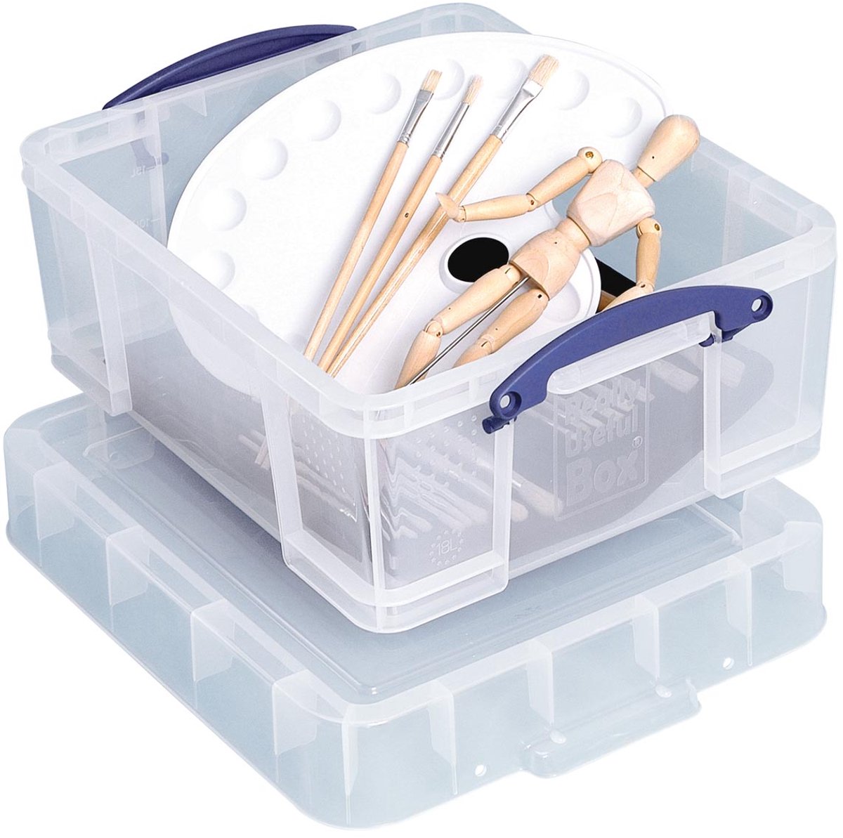 Really Useful Box opbergdoos 18 liter xl | transparant