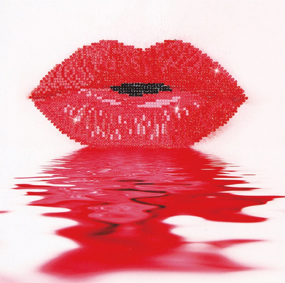 DIAMOND DOTZ® Diamond dotz hot lips - diamond painting - 2.425 dotz - 30x30 cm