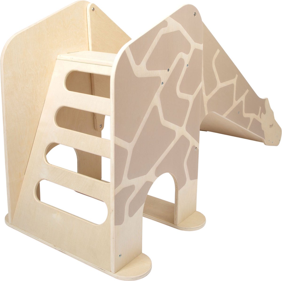 Small Foot - houten indoor glijbaan giraffe wildlife