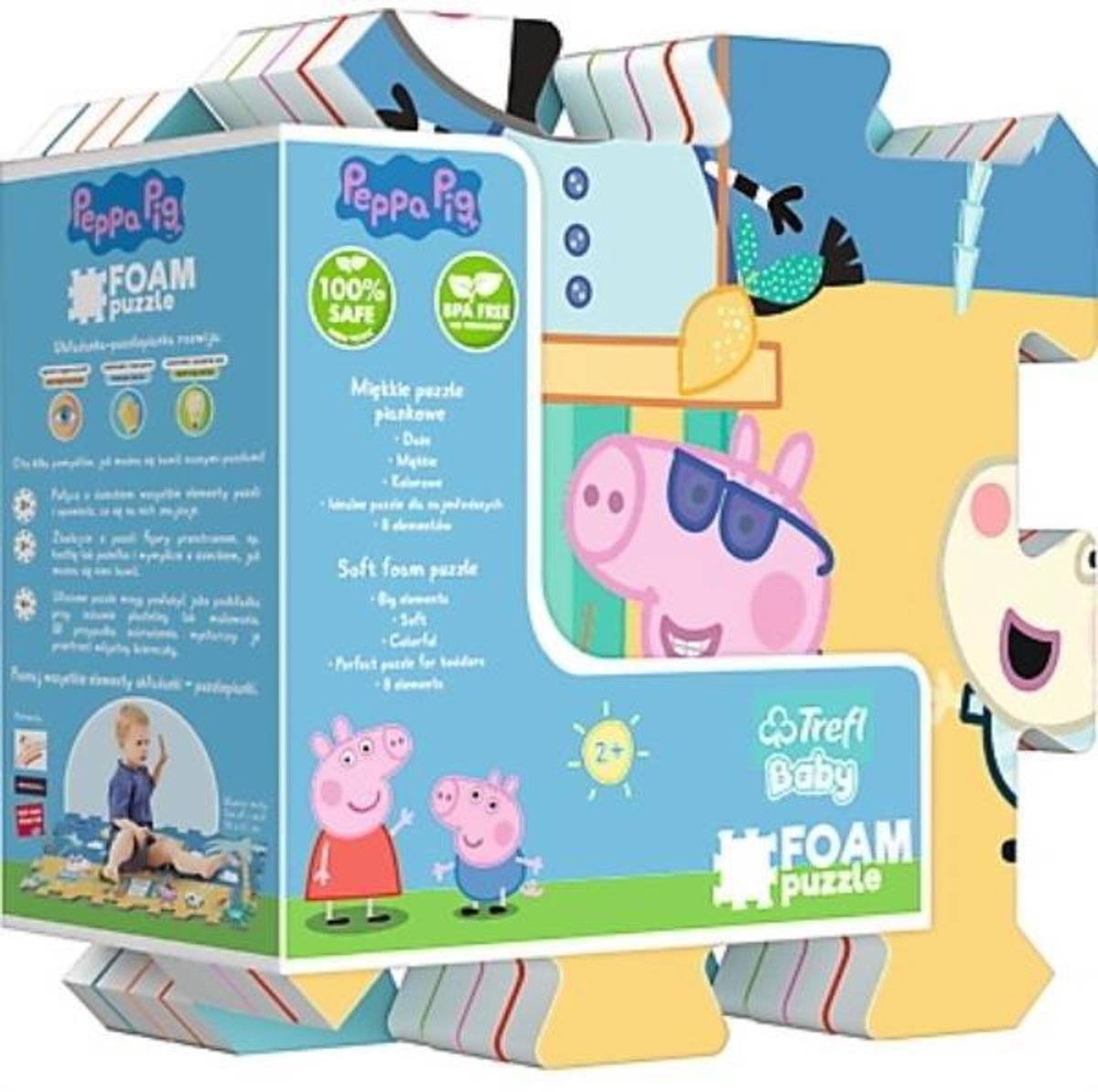Trefl Puzzlopianka układanka świnka peppa