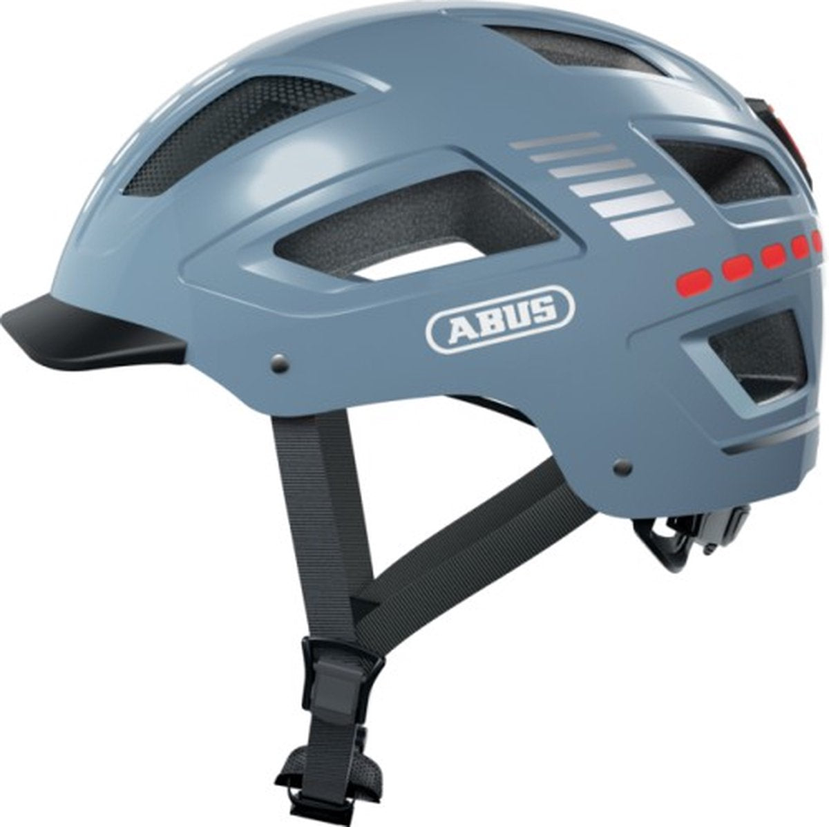 ABUS hyban 2.0 led signal - fietshelm signal glacier xl (58 - 63 cm)