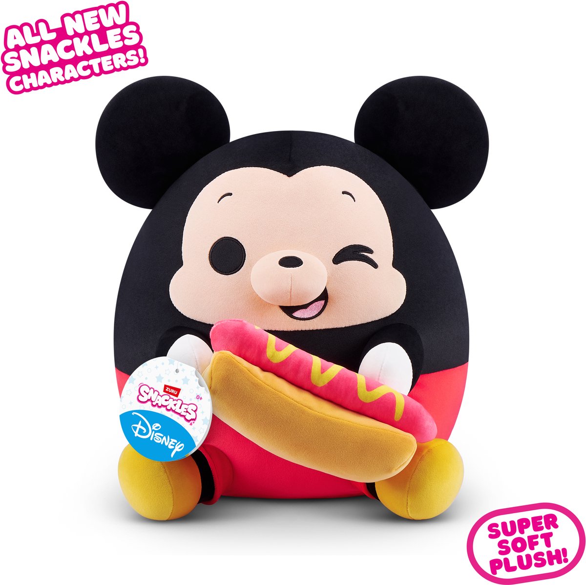 SNACKLES disney knuffel van 35 cm