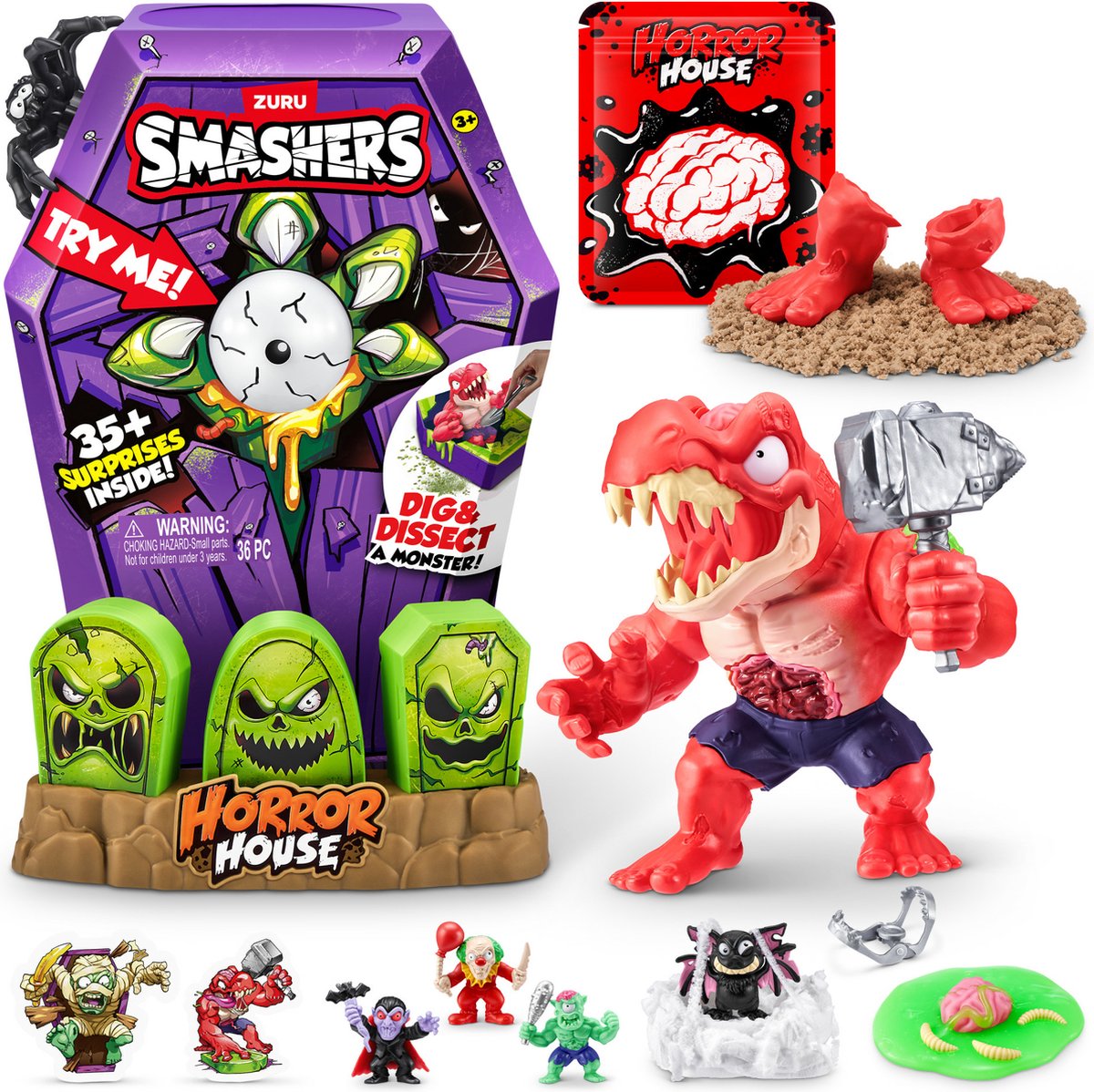 Zuru Smashers Smashers horror house groot serie 1 - dino van zuru