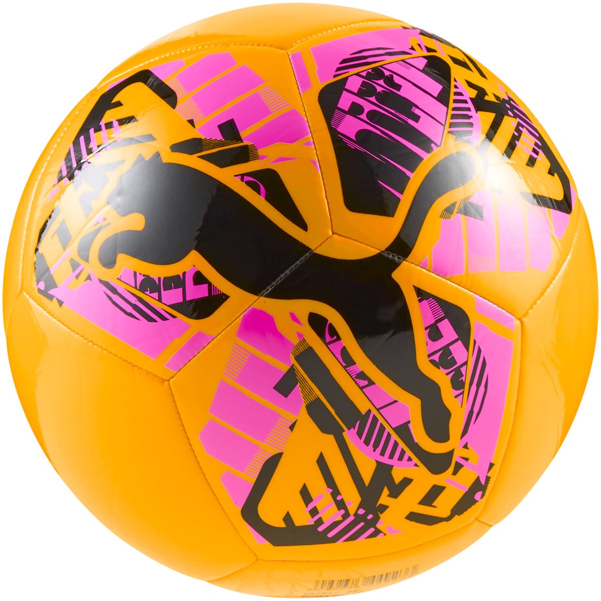 PUMA big cat ball unisex voetbal - sun stream- black-poison pink