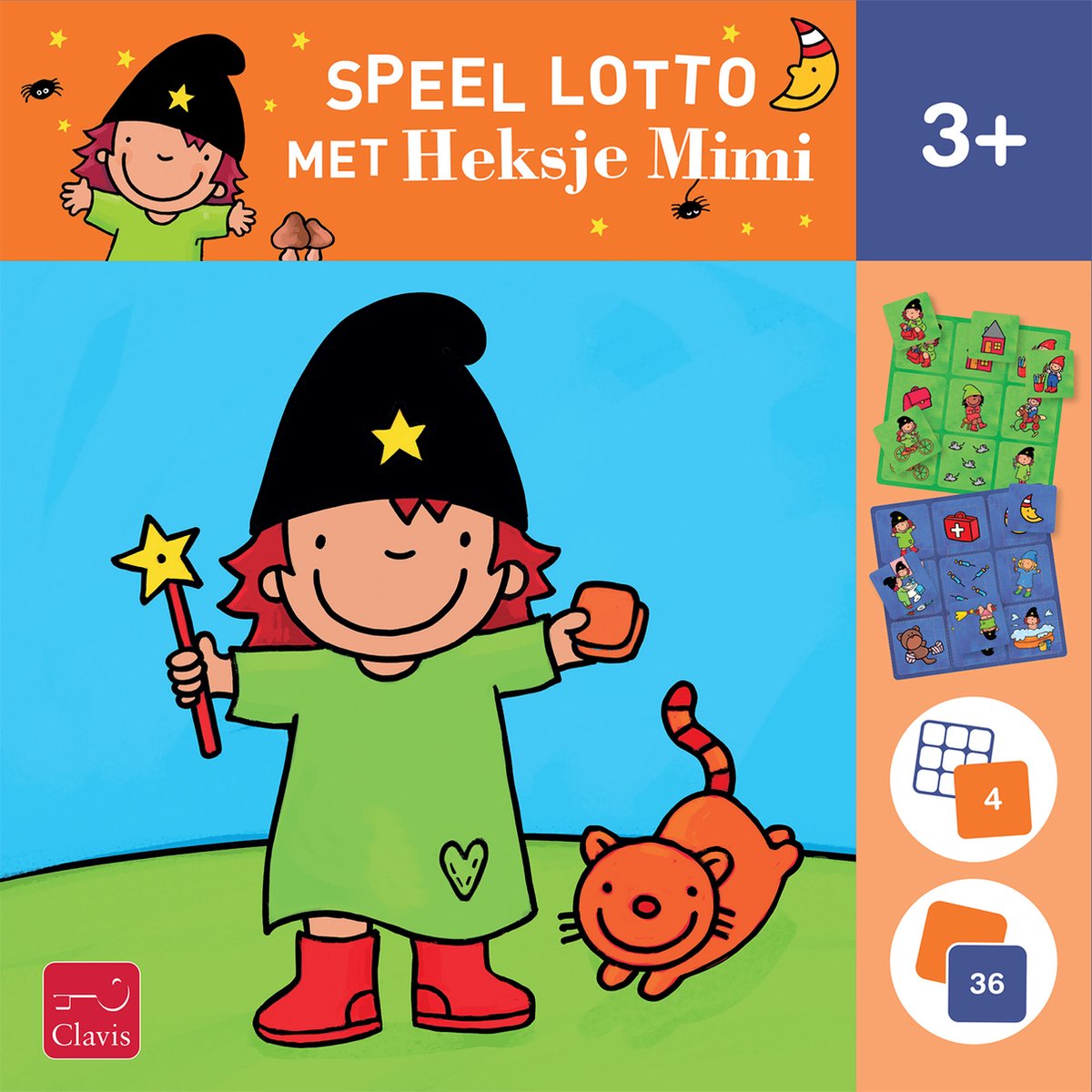Clavis Speel lotto met heksje mimi