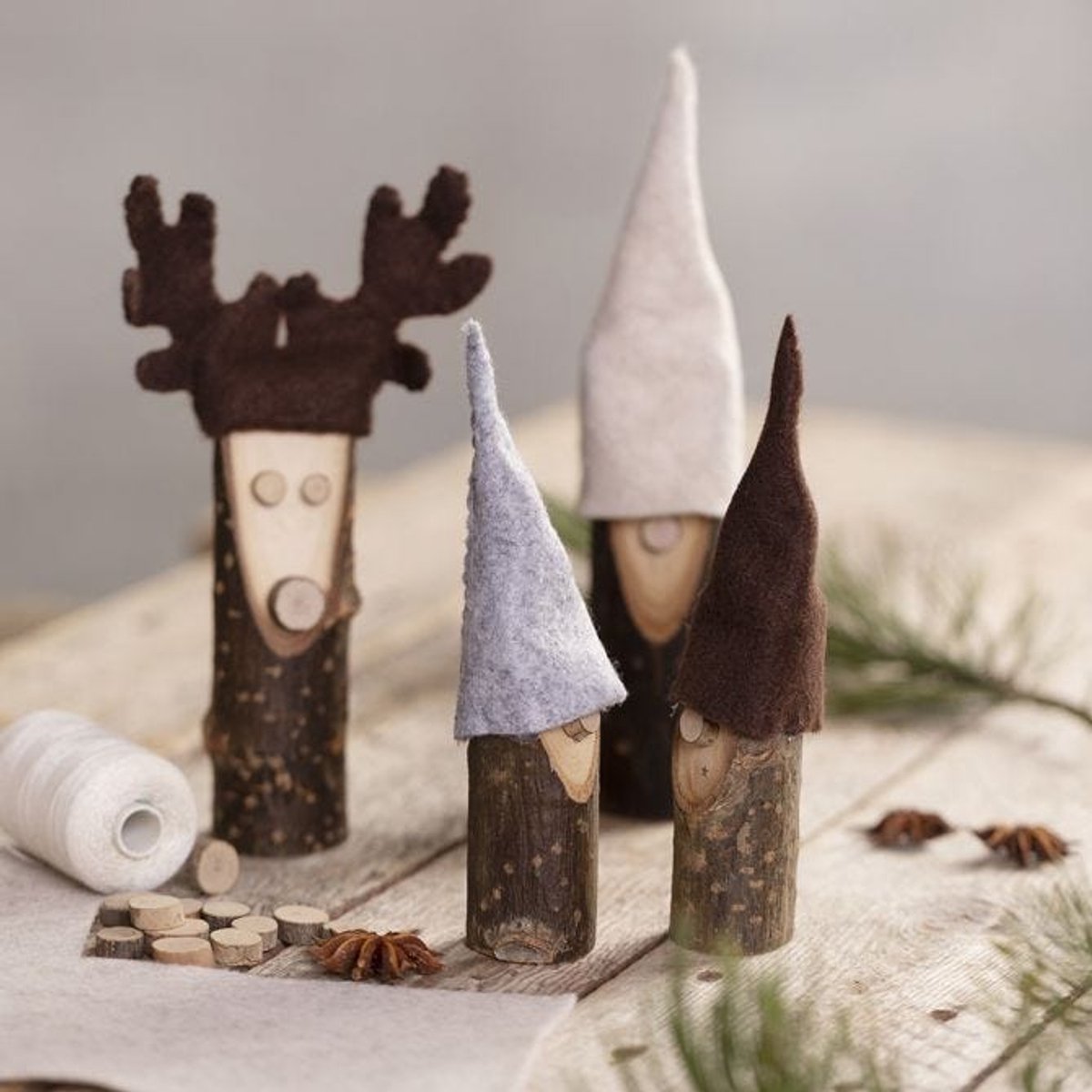 Creativ Company decoratieve boomstam 15 stuks