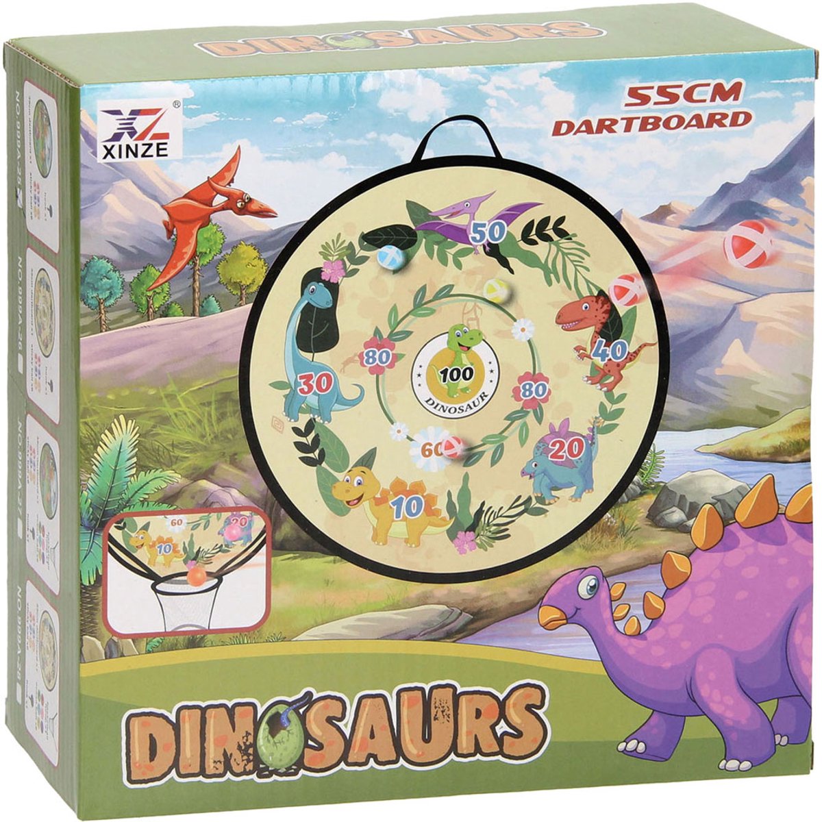 Lobbes Speelgoed BV Klittenband dartset dinowereld