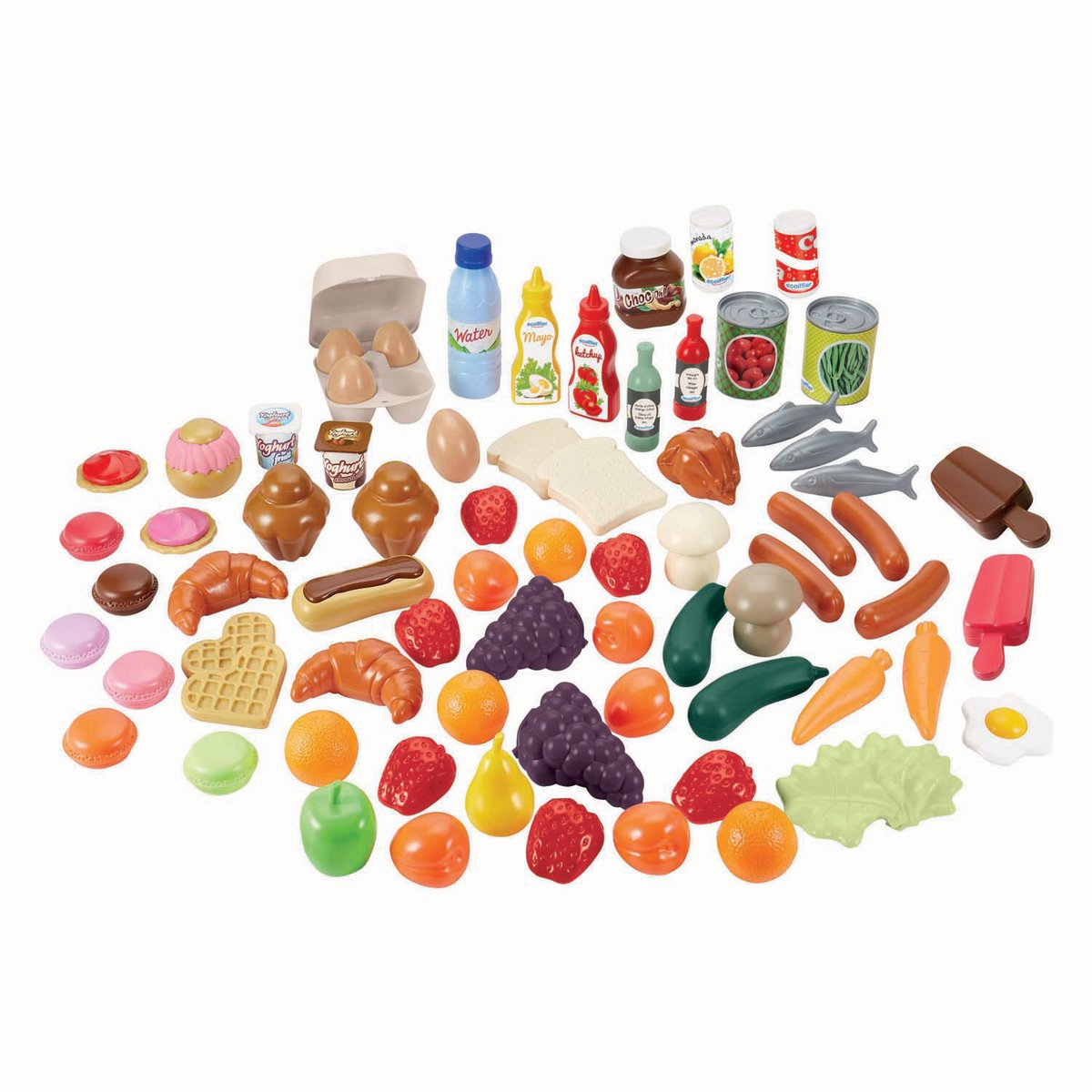 Écoiffier Ecoiffier speelgoed eten - 75dlg.