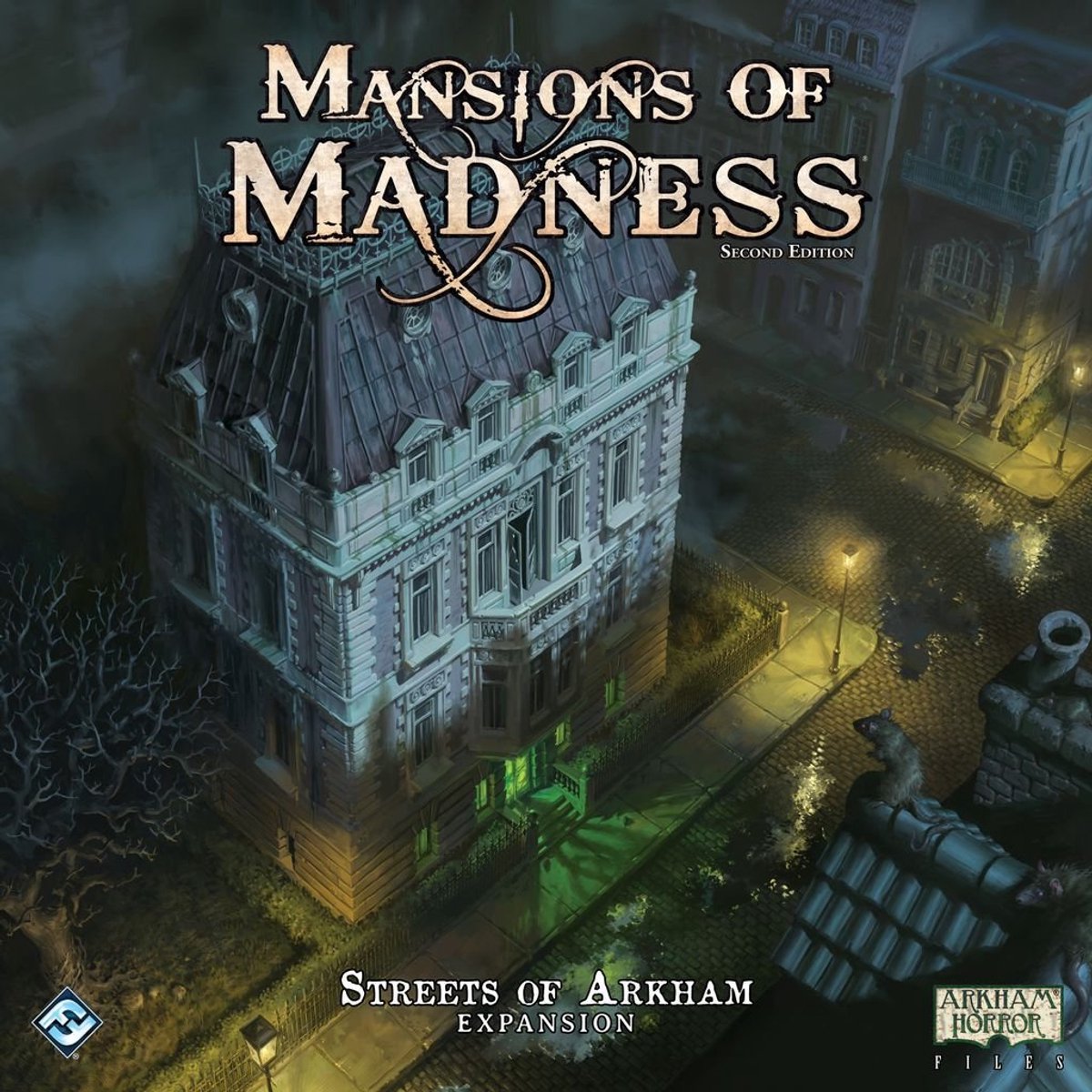 Fantasy Flight Games mansions of madness: second edition - streets of arkham mansions of madness: second edition - streets of arkham: expansion bordspel rollenspel