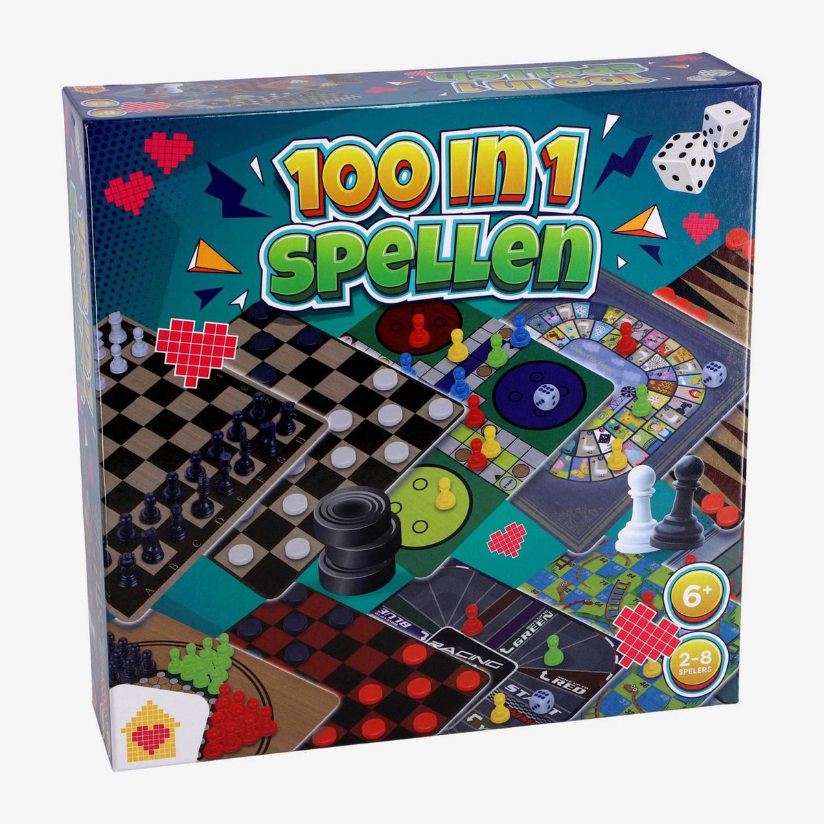 OSA PRIVAT Spellendoos 100 in 1 - spelletjes - entertainment