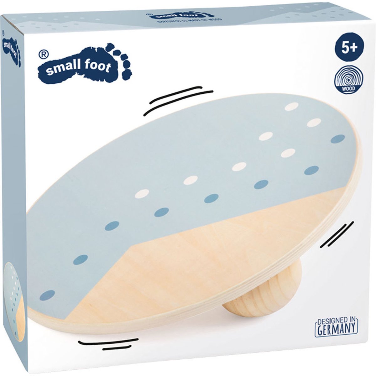 Small Foot - houten balansbord blauw