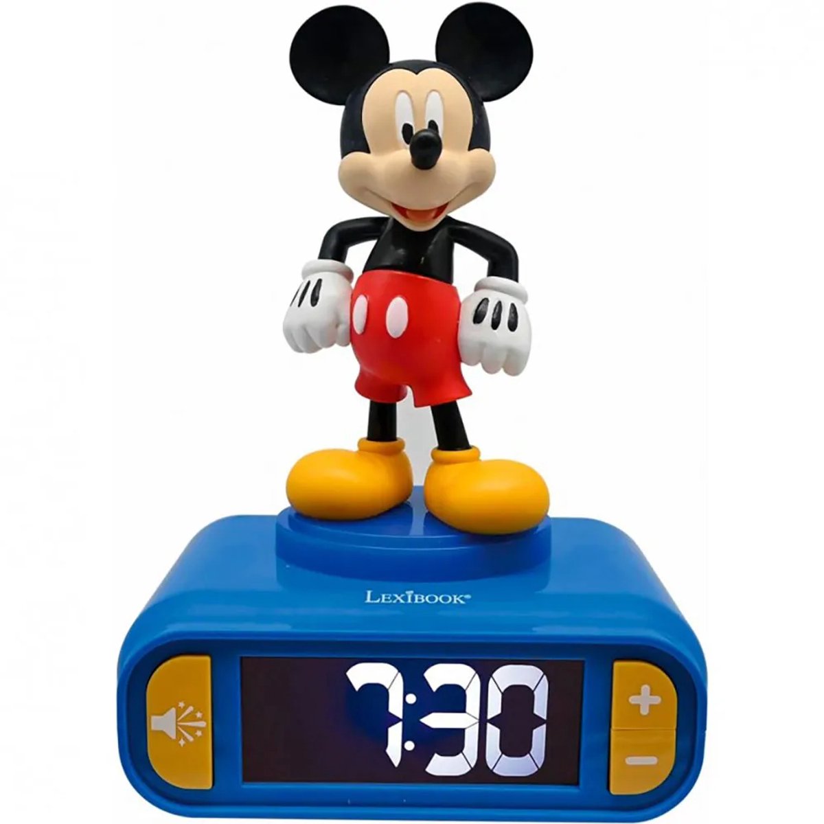 Lexibook Digitale wekker met mickey 3d nachtlampje en geluidseffecten