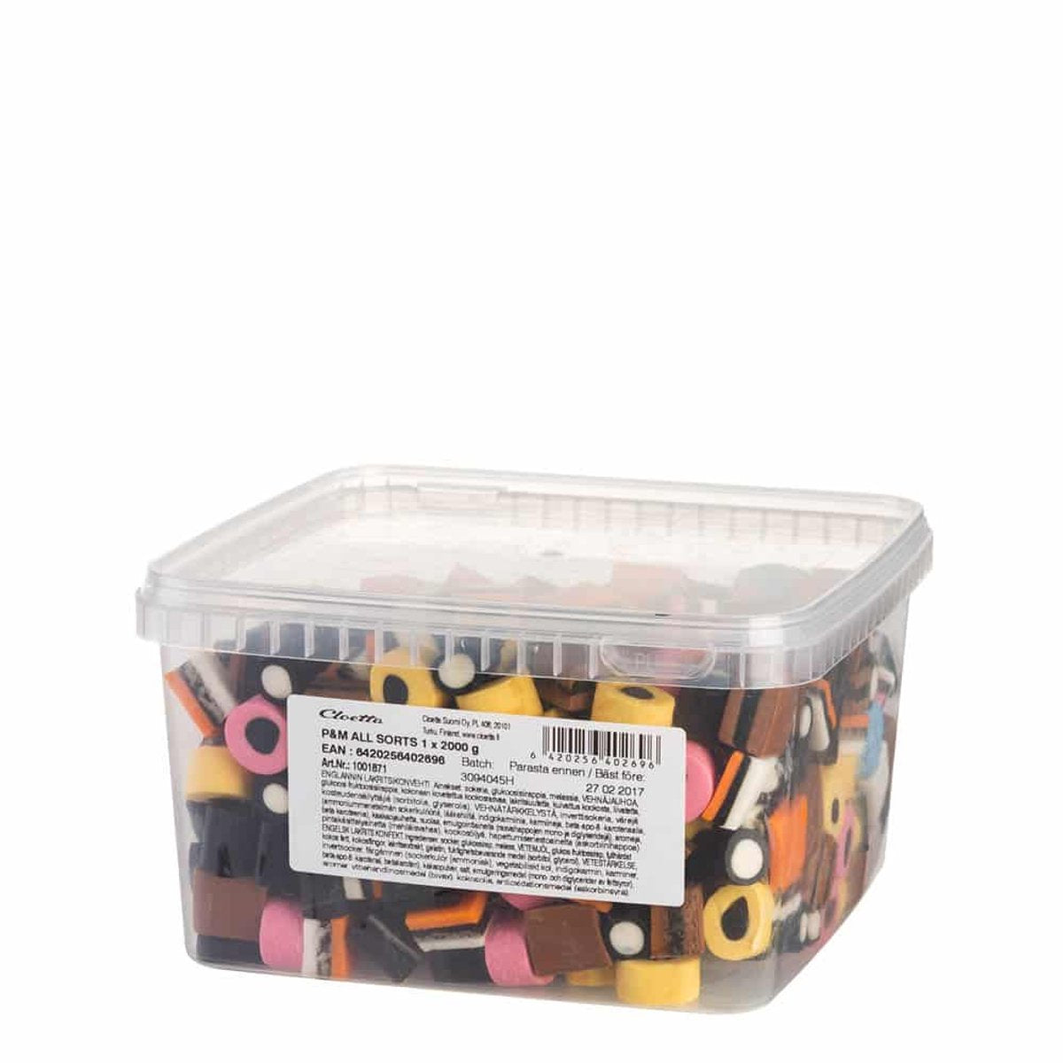 CLOETTA engelse drop - 1 x 2 kilo