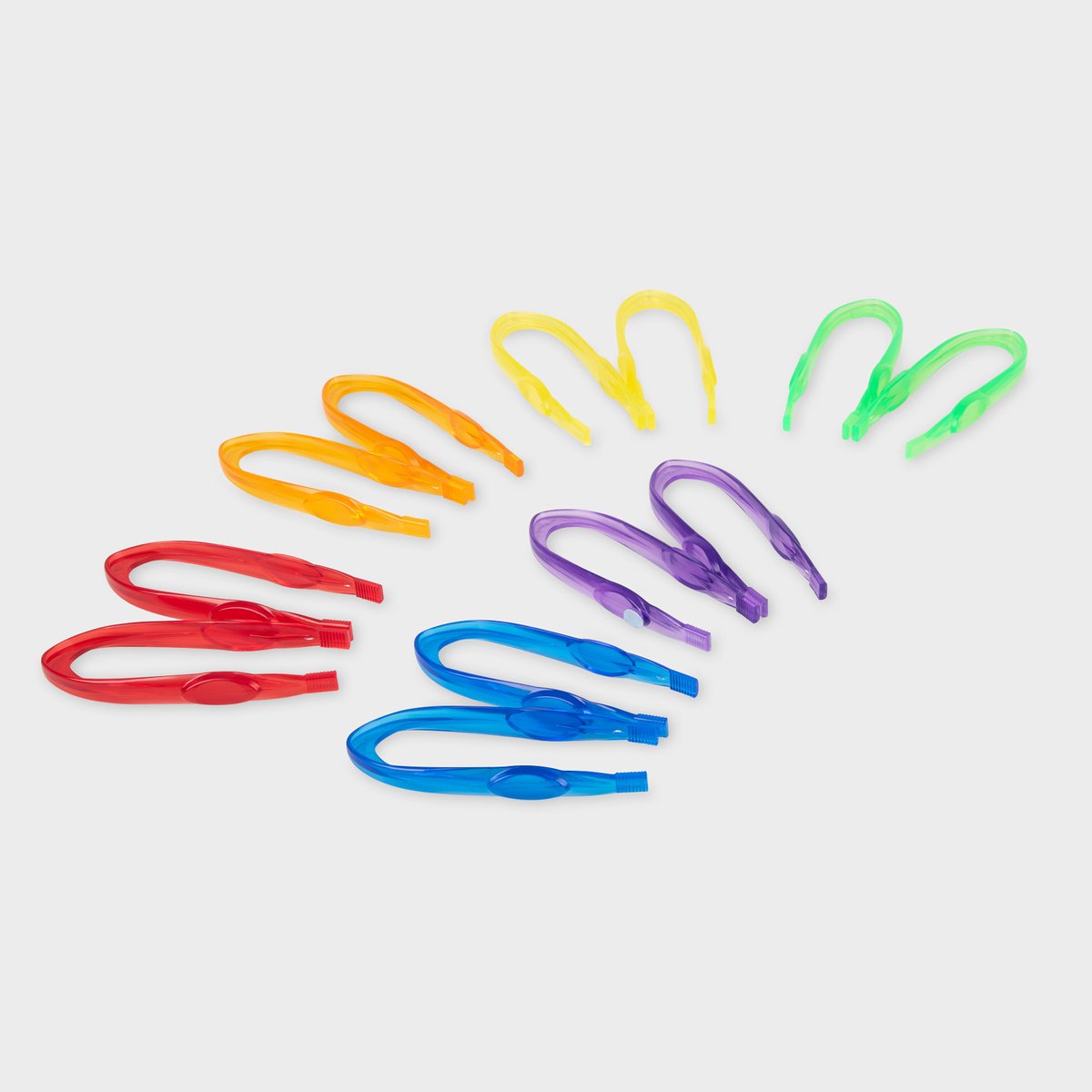 TickIT ® 12 gekleurde grote pincetten