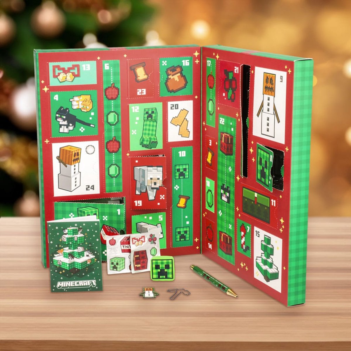 Paladone Products minecraft advent calendar stationery 24 day calendars