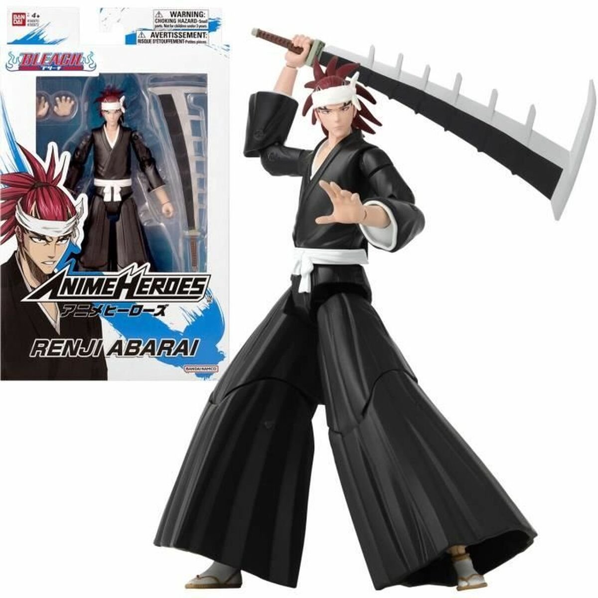 Bandai Namco Bandai bleach: wave 1 - abarai renji 17 cm action figure