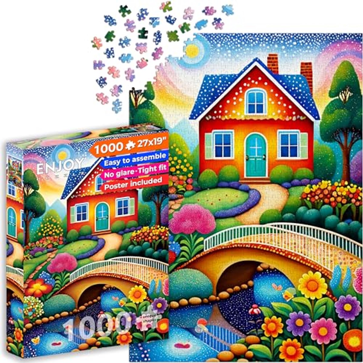 Enjoy House of colors puzzel 1000 stukjes