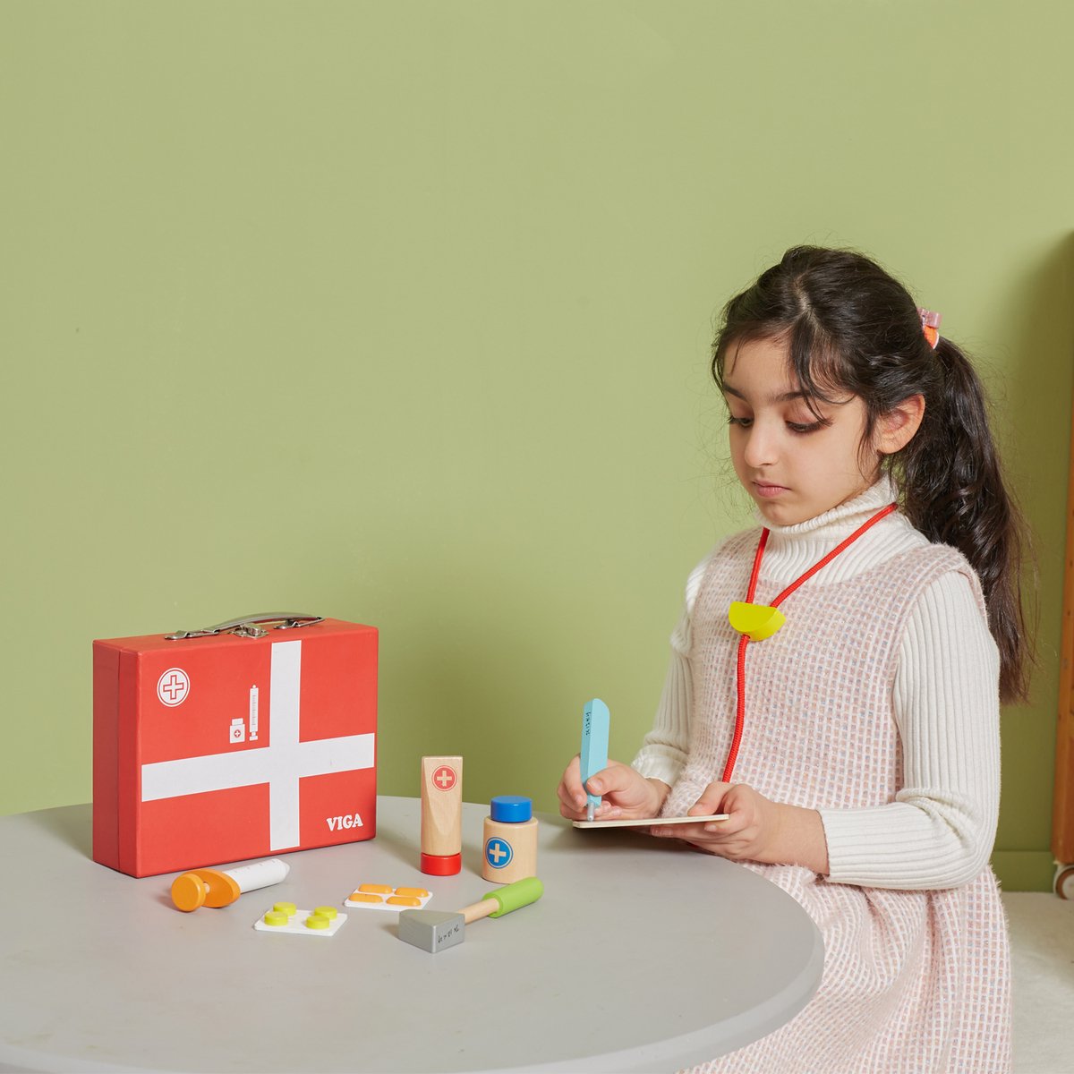 Vigatoys Viga toys - dokterset in koffer