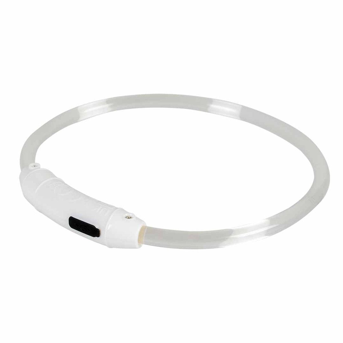 Duvo Plus seecur!ty halsband flash light ring usb tpu l-65x2.5x1cm meerkleurig