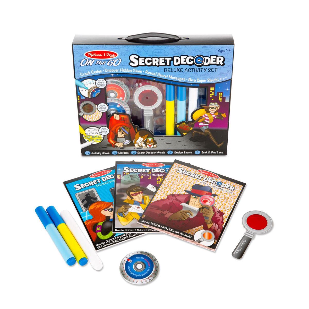 Melissa Doug - secret decoder deluxe activity kit