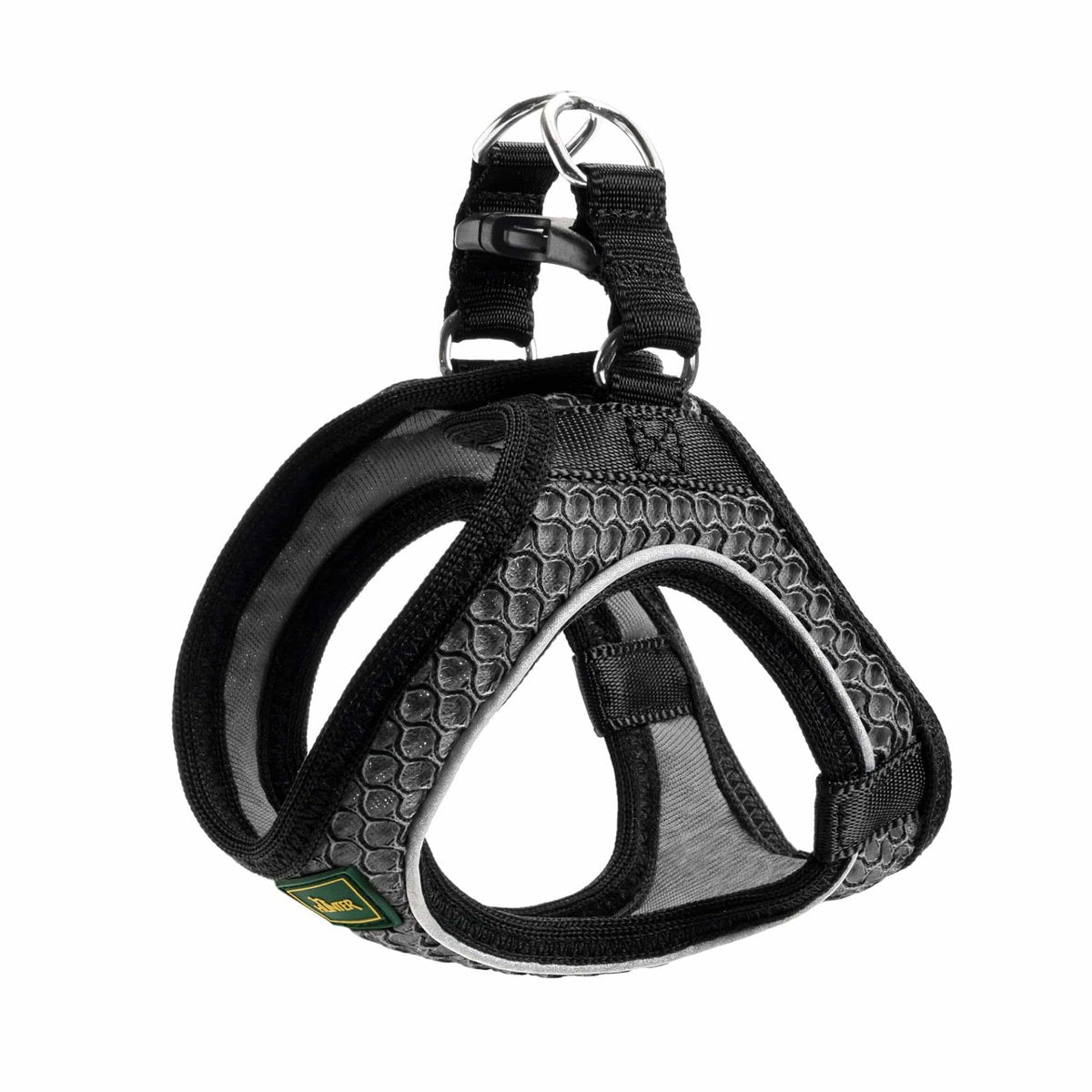 Hunter harnas hilo comfort antraciet - hondenharnas - s 42-48 46-52 cm