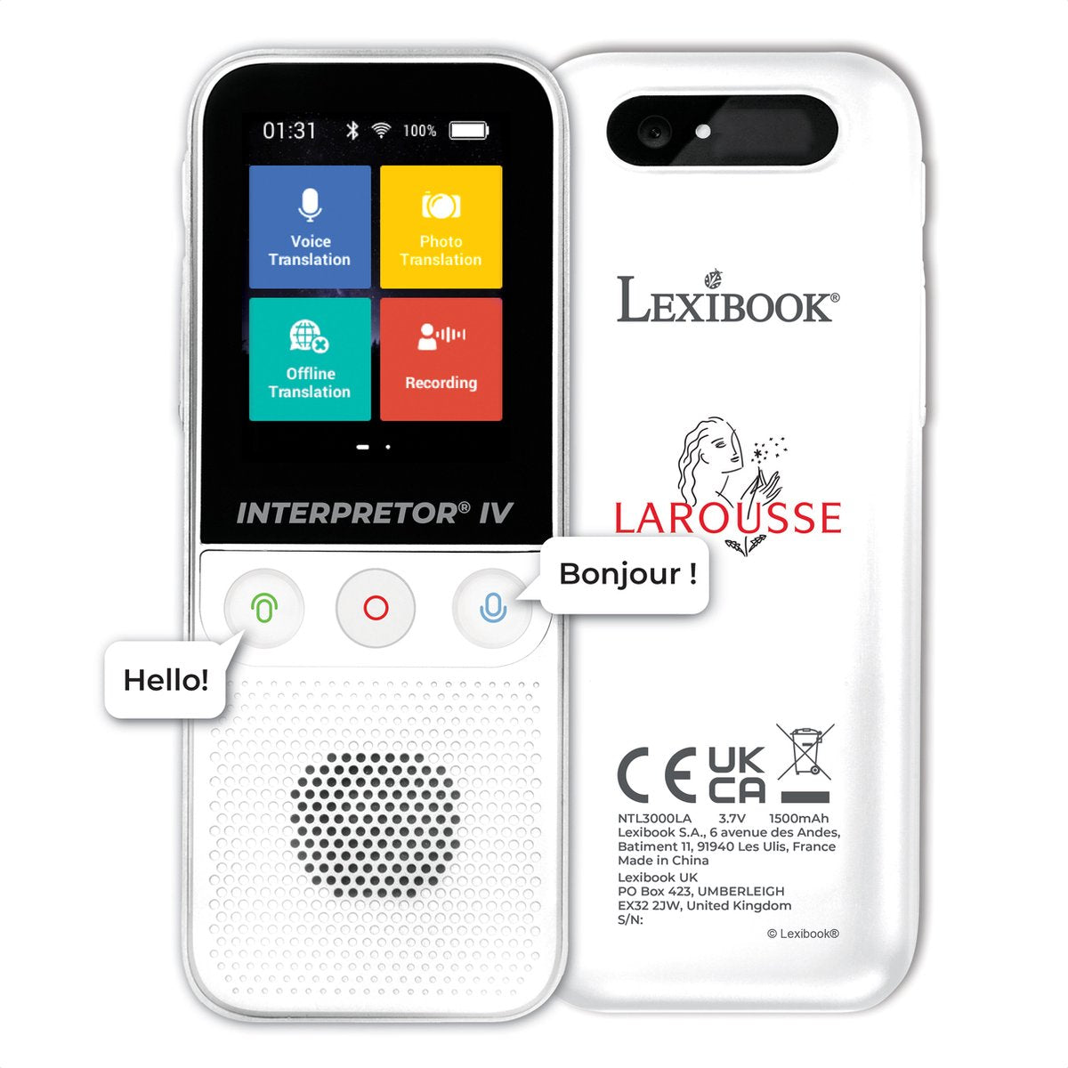 Lexibook Spraakvertaler 138 talen larousse®