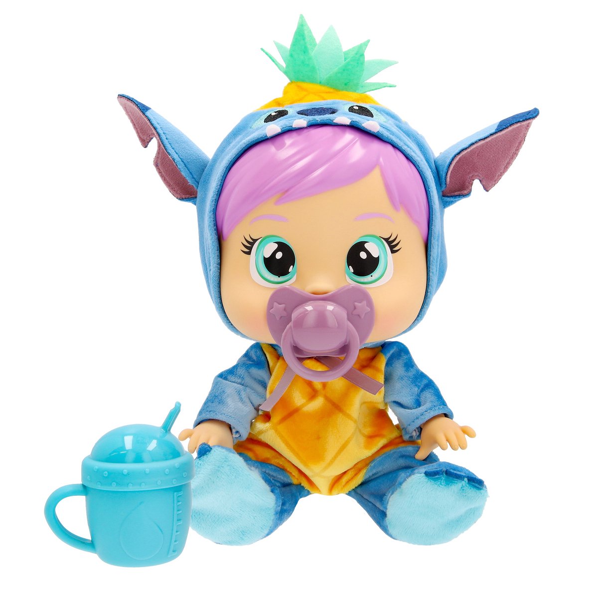 Imc Toys Cry babies loving care stitch babypop - 26,5cm
