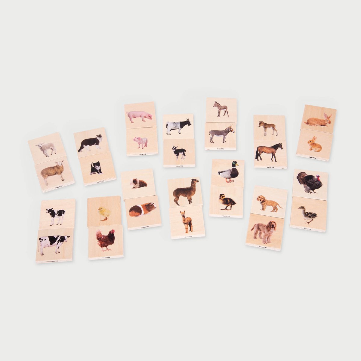 TickIT ® matching game voor huisdier families