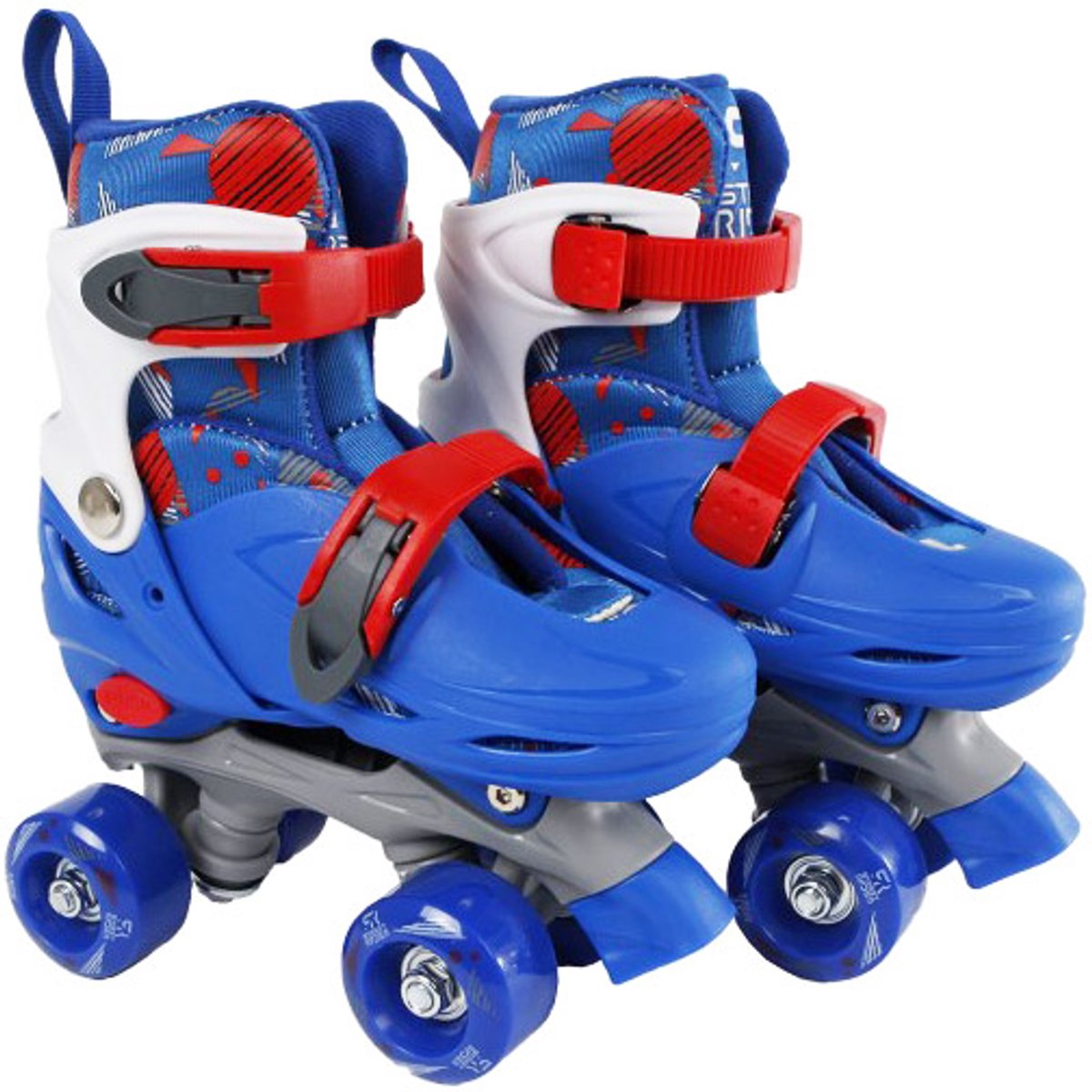 Street Rider rolschaatsen blauw verstelbaar, maat 31-34