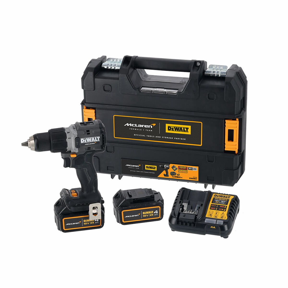 DeWalt dcd85mm2t-qw mclaren 18v xr accu schroef- boormachine incl. 2 accu's en lader
