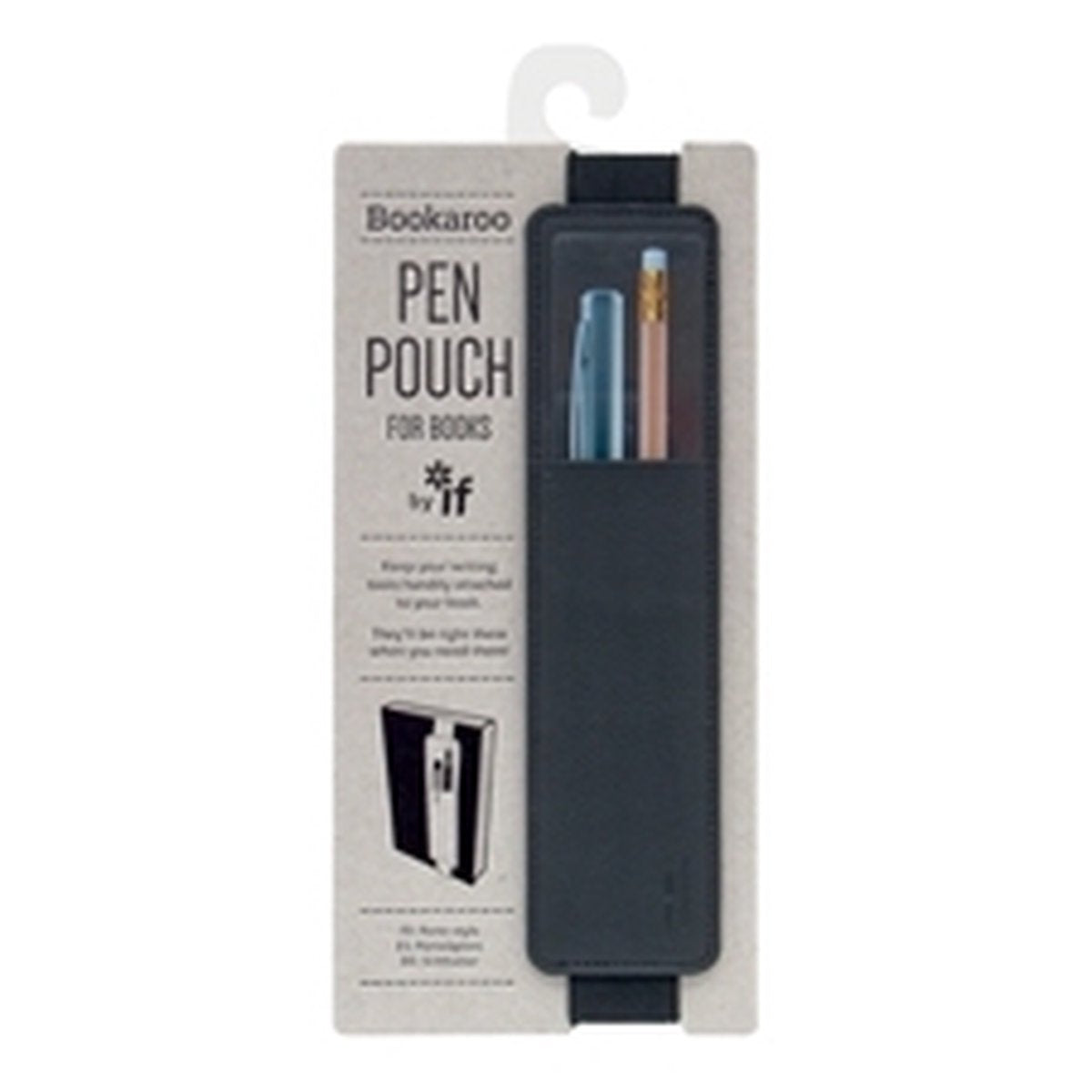 Bookaroo pen pouch - black