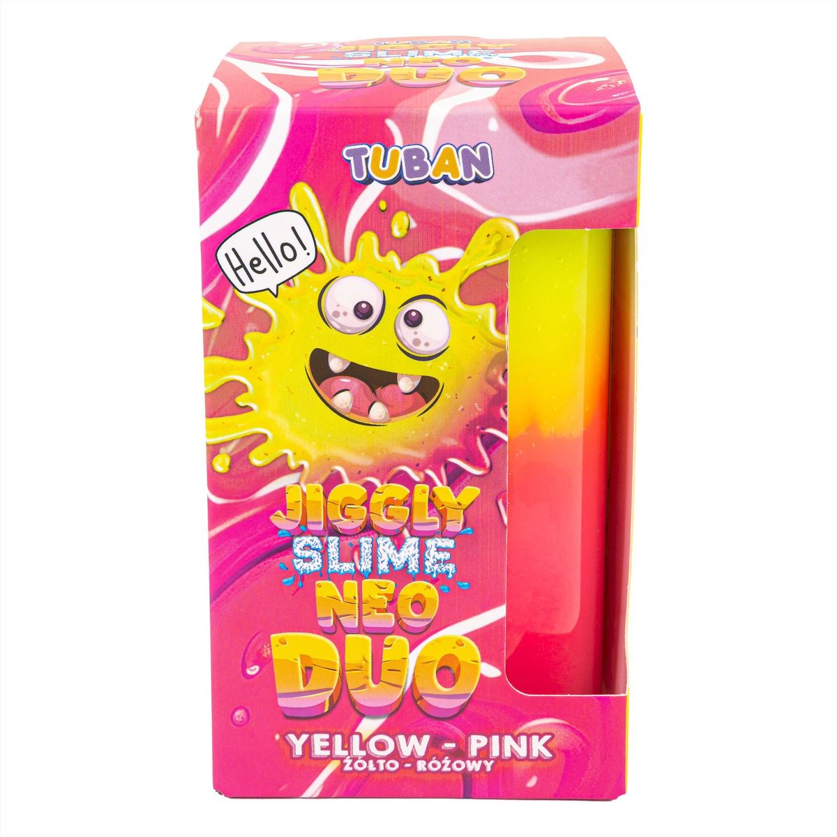 Tuban knutselkit jiggly slijm | yellow pink