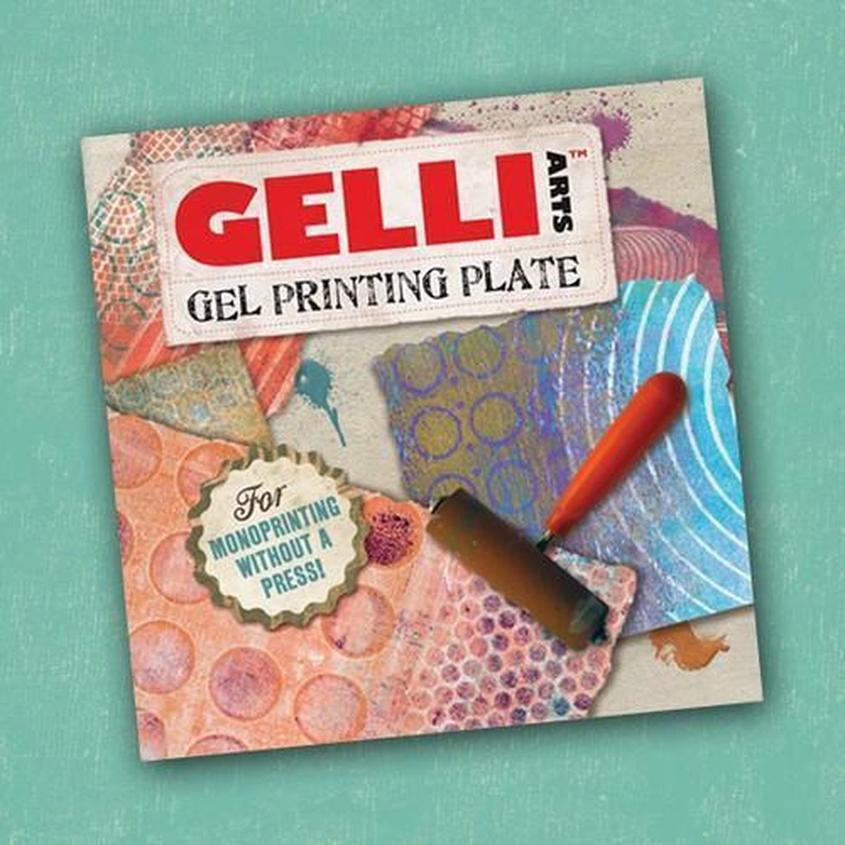 Gelli Arts - gel plate 15,4x15,4cm