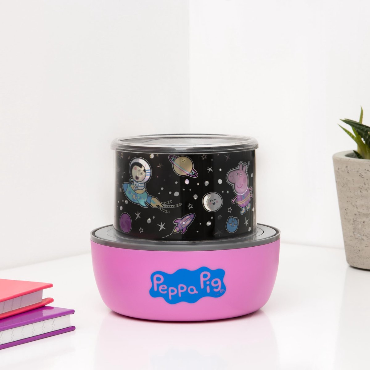 Paladone Peppa pig projectielicht – officieel gelicentieerde projector‑lamp met geluiden verwisselbare scènes, 4 lichtstanden, rustgevend nachtlampje voor bedtijd –