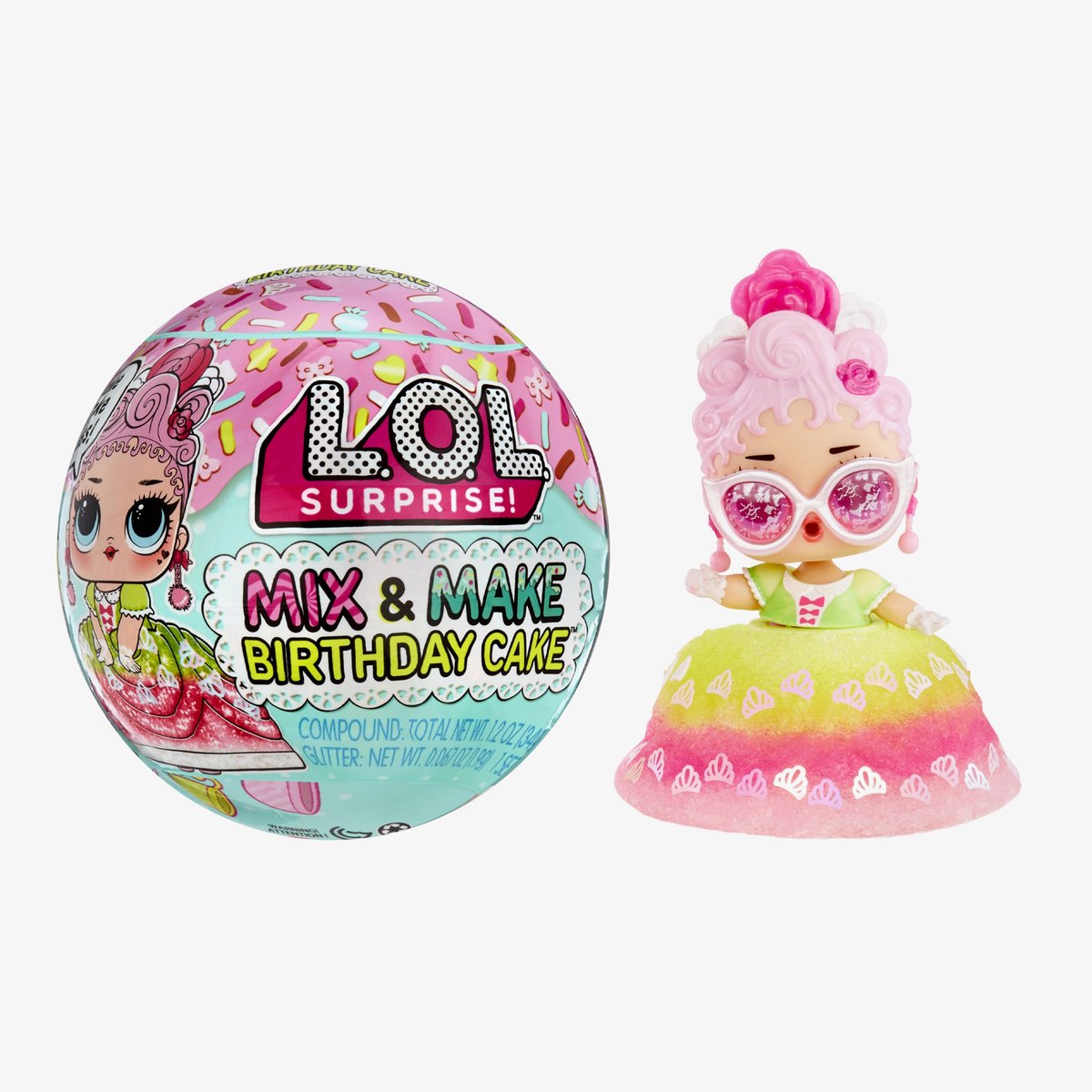 L.O.L. Surprise! mix make birthday cake - verrassingsitem - minipop