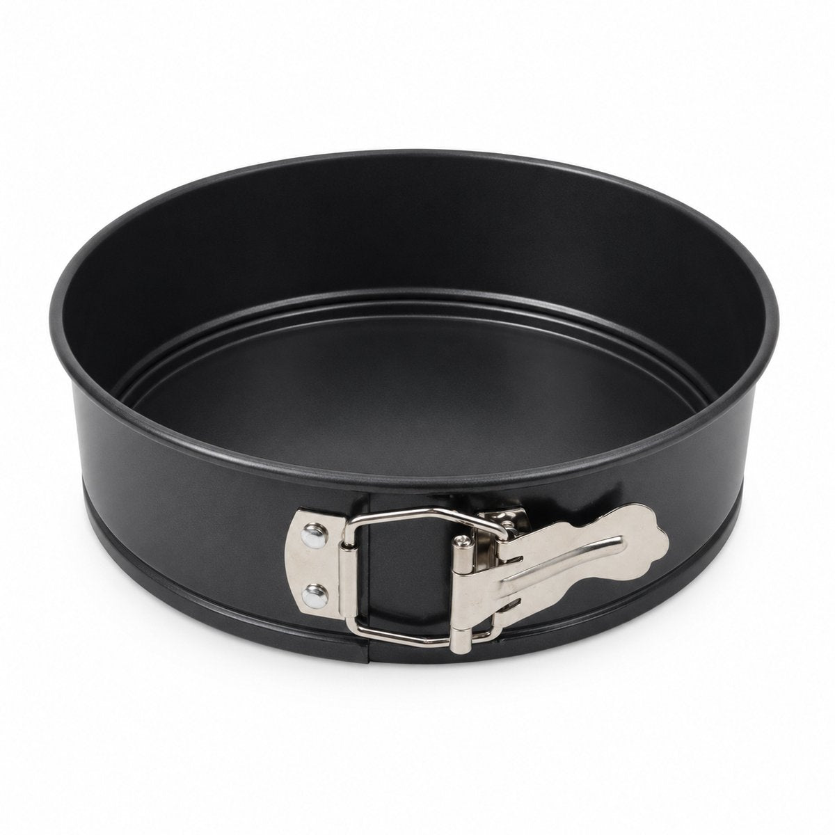 Merkloos Sans Marque Kozie springvorm ø24 cm – pfas-vrij – anti-aanbak bakvorm – ronde taartvorm – antraciet