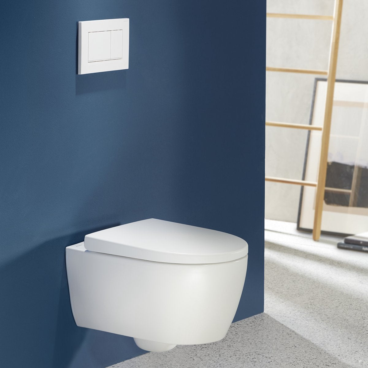 Geberit bedieningsplaat sigma30, 2-toets: wit mat, easy-to-clean, wit