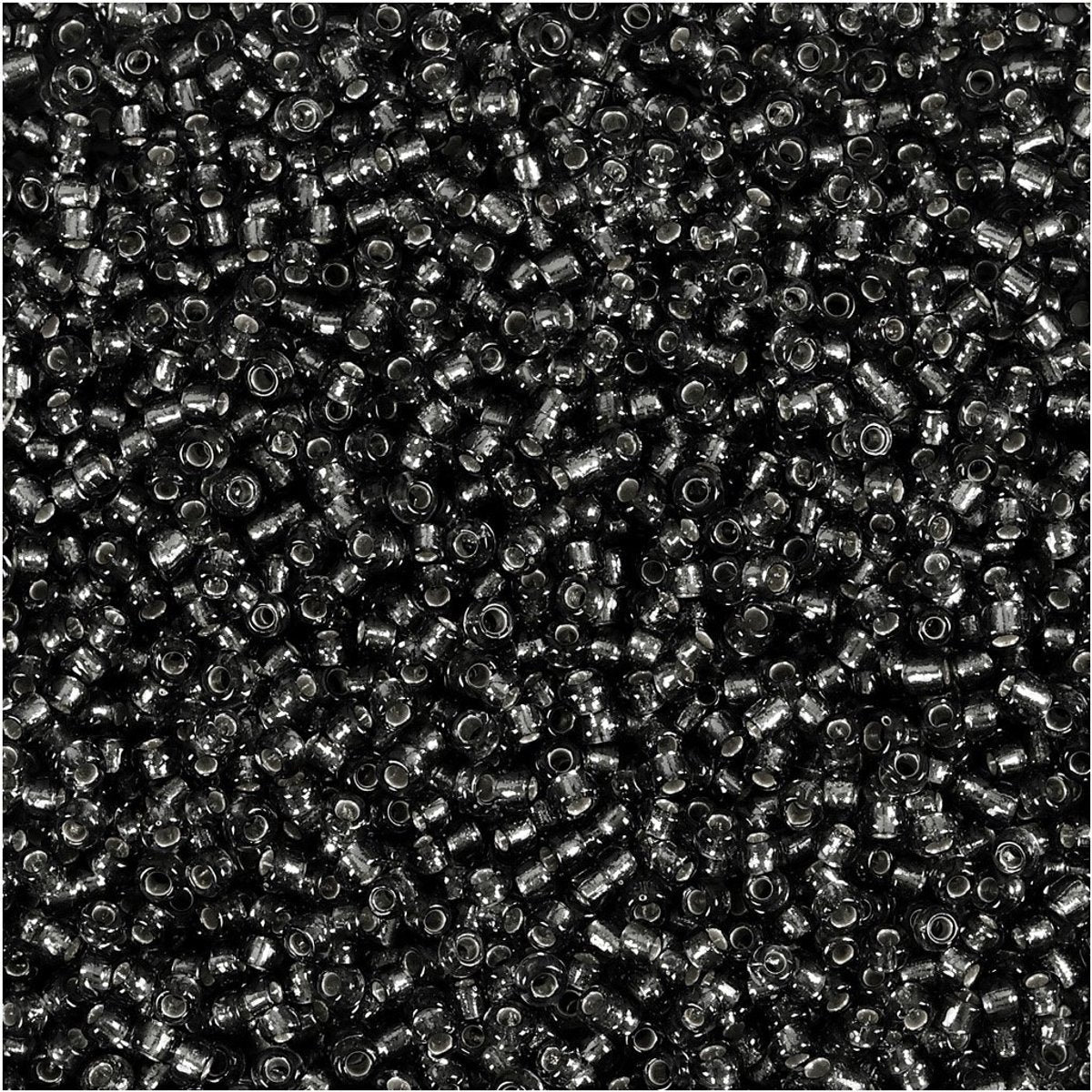 Creativ Company Rocailles, afm 15 0 mm, d: 1,7 mm, 500 gr, grey green