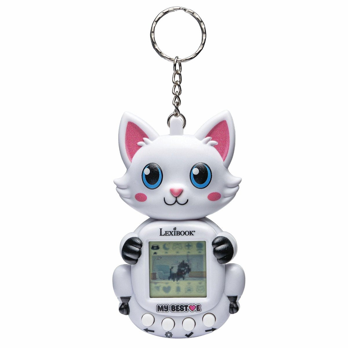 Lexibook My best-e® 2 cats console met lcd-scherm en sleutelhangerbevestiging