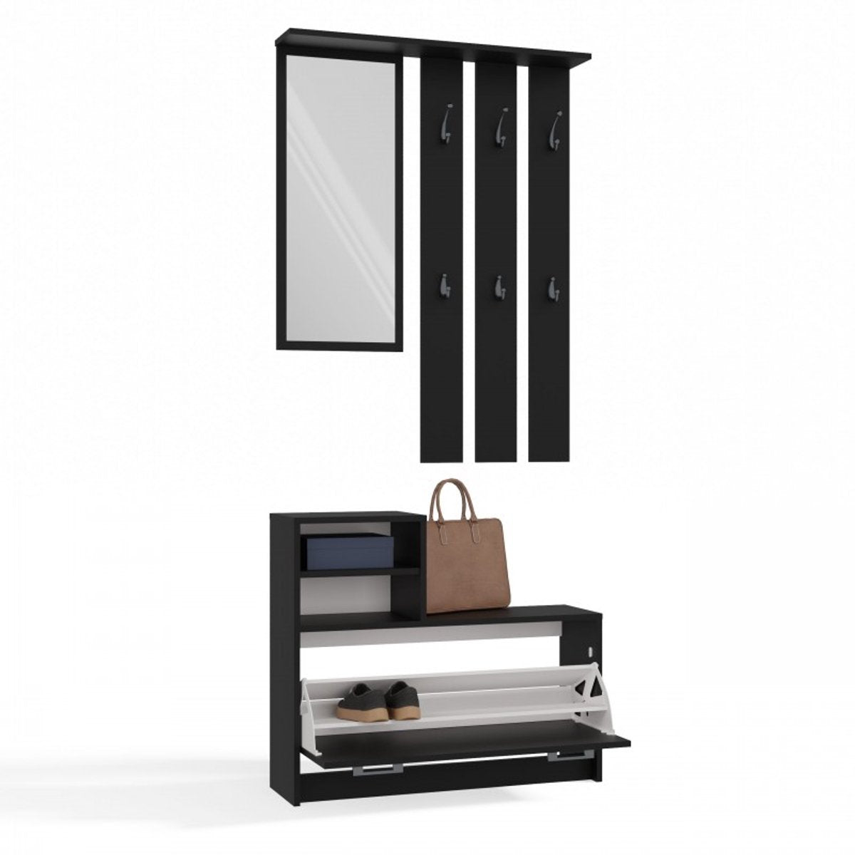 TOP E SHOP Vera garderobe zwart